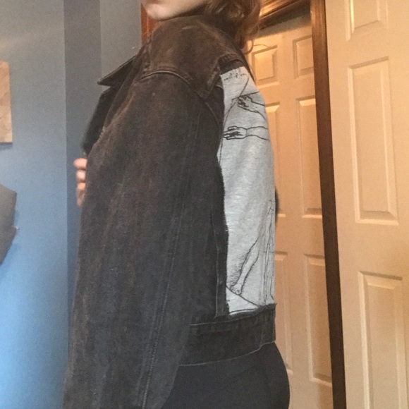 Back patch jean jacket - Picture 2 of 4